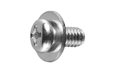 鉄(+) スリムPANヘッドナベ頭セムス小ねじ P＝1(JIS平座 組込)